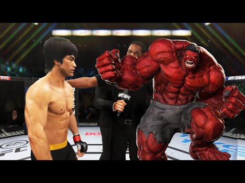 PS5 | Bruce Lee vs. Red Hulk (EA Sports UFC 4)