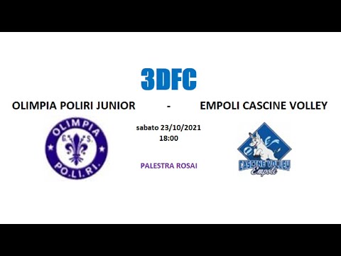 3DFC - Olimpia PoLiRi Junior Vs Empoli Cascine Volley