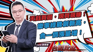 天鈺買回，現買現賺！樂事綠能創新高，合一價漲量增！ (圖)