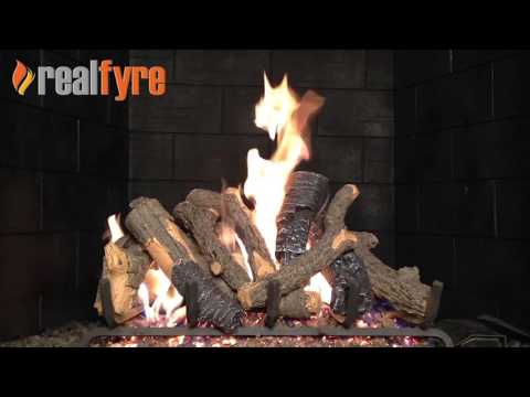 Peterson Charred Oak Stack Gas Logs Demonstration Video