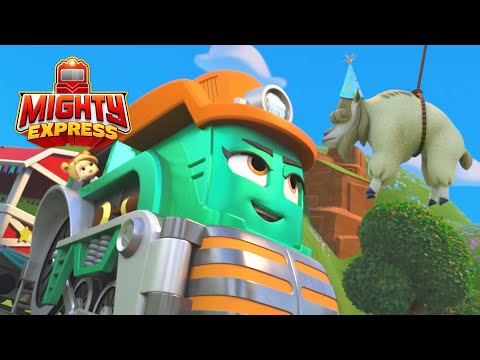 Goaty’s Birthday + Flicker Floats & MORE 🐐🎈 | Mighty Express Clips | Cartoons for Kids
