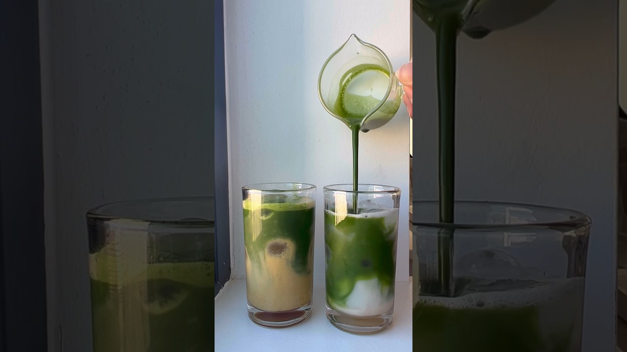 Fall Matcha Lattes 🍂 | Pumpkin Maple Matcha Latte 🍁🎃 + Caramel Apple Crumble Matcha Latte 🍏🥧