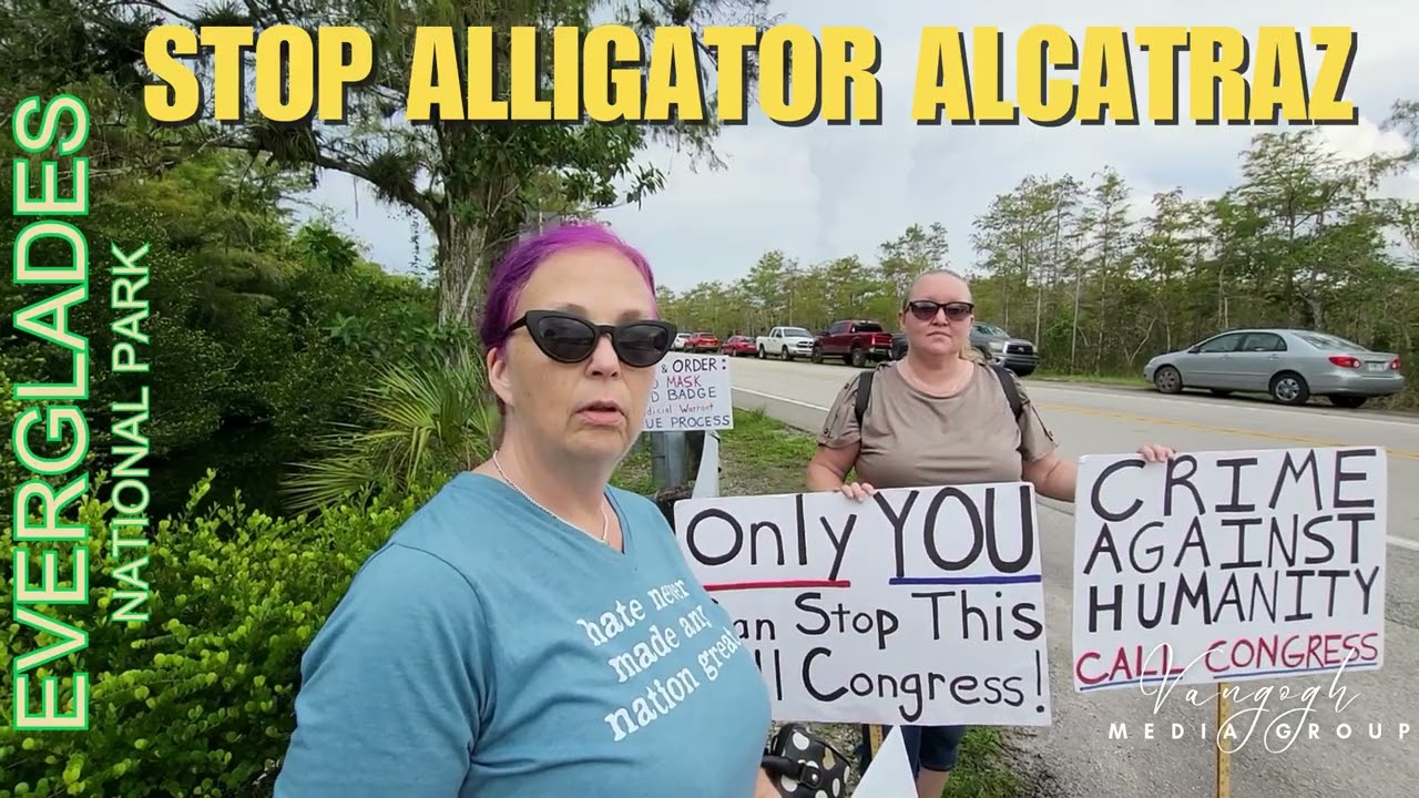 STOP Alligator Alcatraz  Stand with the Everglades
