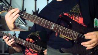 Immolation - Christ&#39;s Cage (guitar cover)
