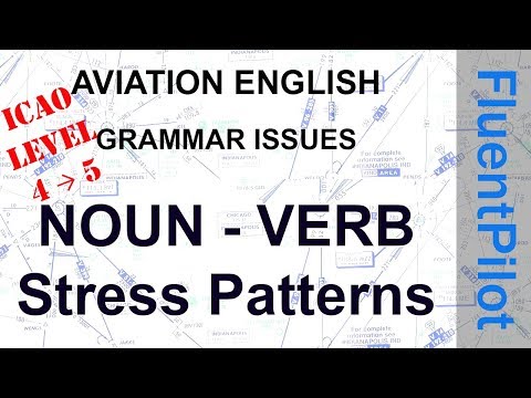 Aviation English. Grammar Issues - Stress Patterns. ICAO 5. FluentPilot.RU