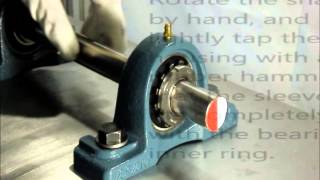 Installation of ASAHI Insert Bearing Unit with an Adapter - Asahi Seiko Co., Ltd.