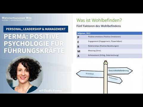 Personal, Leadership & Management Kompetenzen | PERMA: Positive Psychologie für Führungskräfte