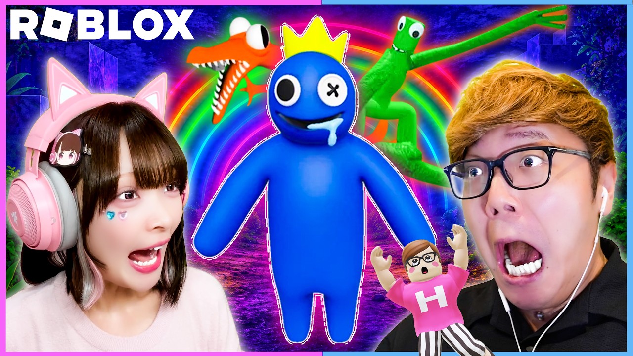 【ロブロックス】遊園地でカラフルな化け物から逃げるゲーム『レインボーフレンズ』【ROBLOX Rainbow Frien