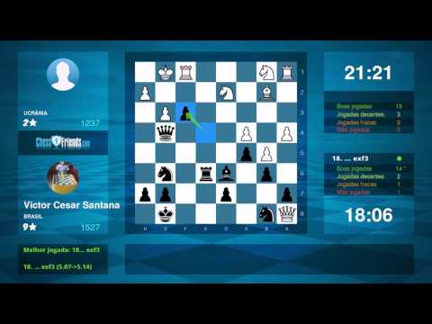 Chess Game Analysis: مبتدي - Victor Cesar Santana : 0-1 (By ChessFriends.com)