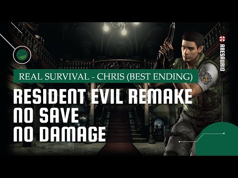 Resident Evil REmake (PC) | Chris Real Survival - No Damage | No Save | Best Ending