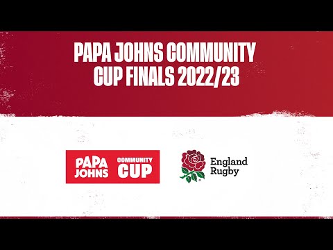 LIVE at Twickenham | Papa Johns Community Cup Finals 2022/23