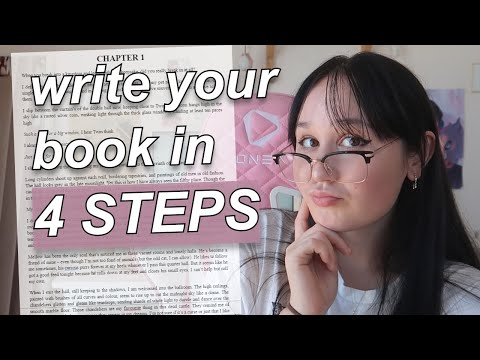 HOW TO WRITE A BOOK START TO FINISH 📖 (my *FOOLPROOF* 4 step novel process)