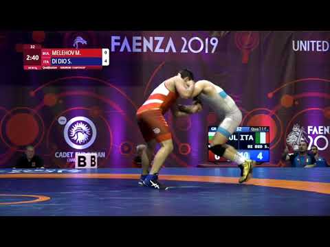 Qual. GR - 80 kg: M. MELEHOV (BUL) v. S. DI DIO (ITA)