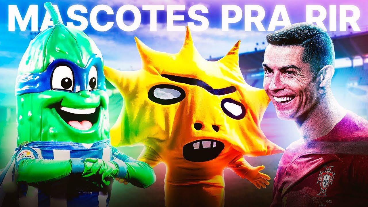 17 mascotes BIZARROS no fut europeu 😆