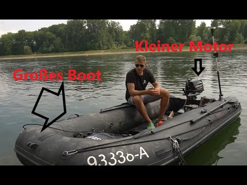 TRICK: kleiner Motor + großes Boot = schnelles Gleiten