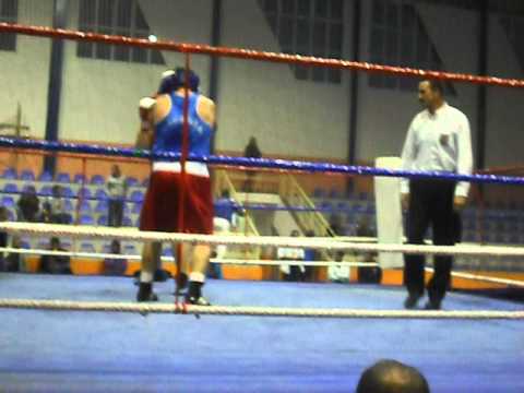boxe Bentchikou Zakaria (rouge) vs kamal rahmani(bleu)