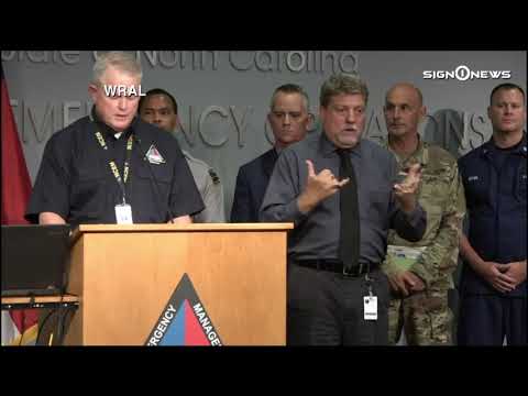 North Carolina update on hurricane Dorian - 9.5.19 (4PM)