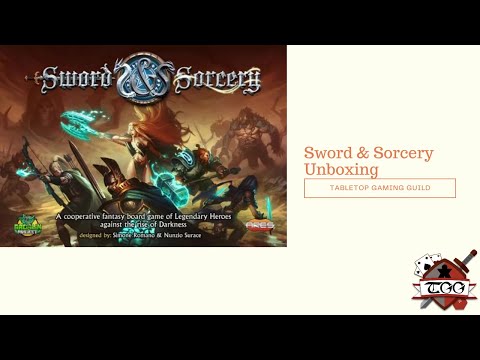 Sword and Sorcery Board Game Unboxing