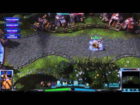 Muradin Dwarf Toss - Heroes of the Storm Alpha