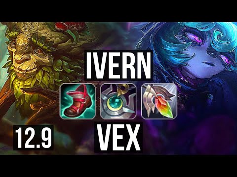IVERN vs VEX (MID) | 3/1/26, 2300+ games, 1.7M mastery, Rank 15 Ivern | NA Master | 12.9