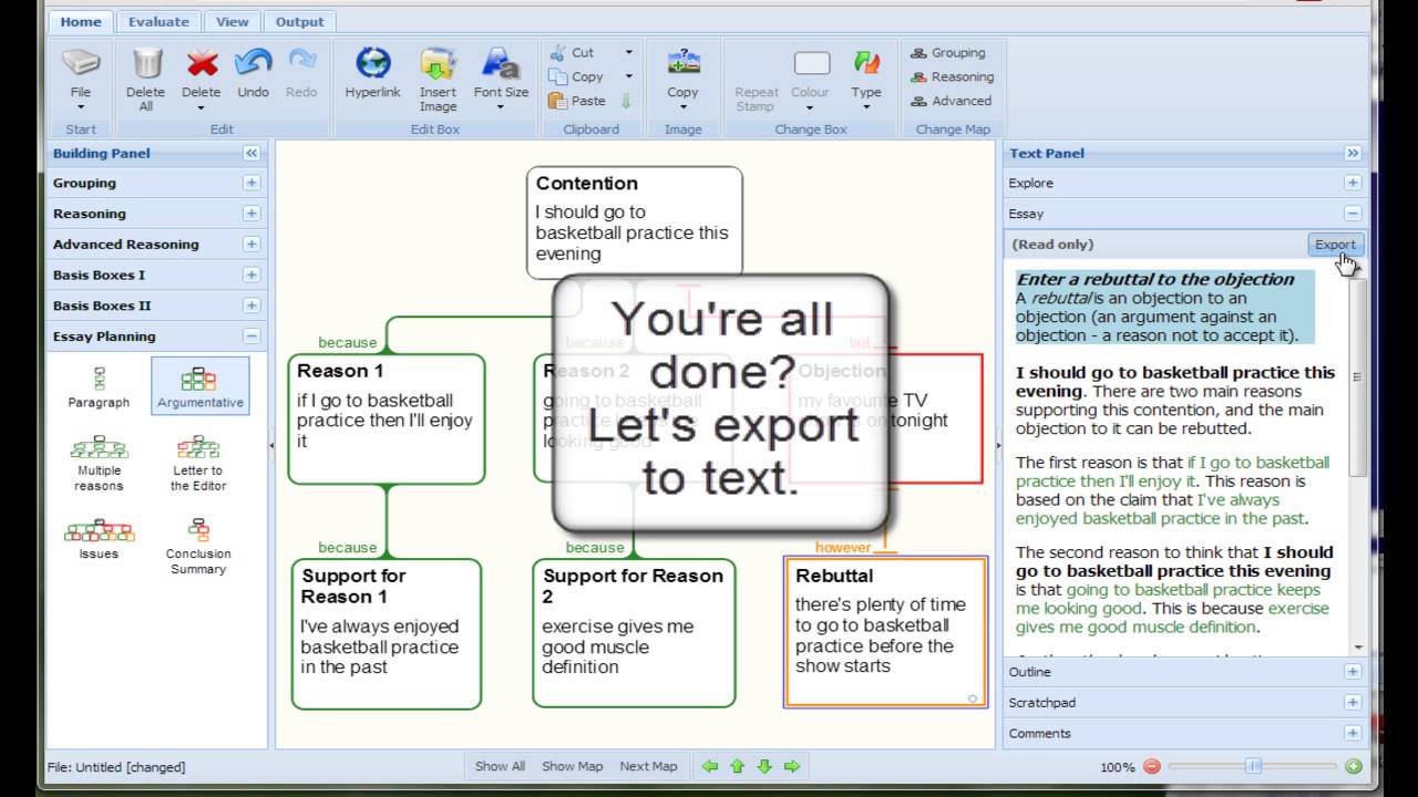 RationaleOnline Essay Planning