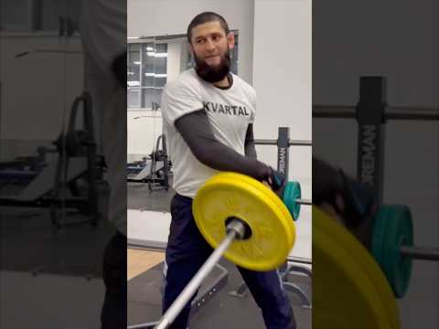 Khamzat Chimaev Exposivness Training For du Plessis #ufc #mma #training #wolf