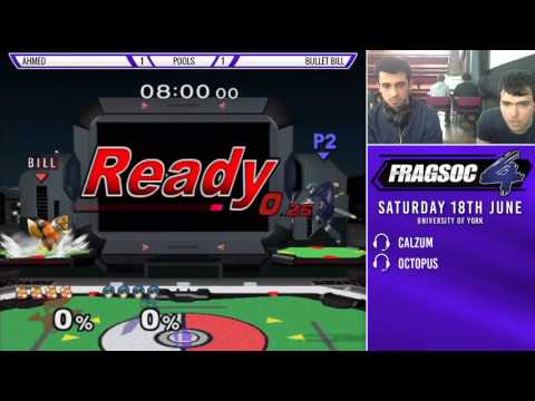 Fragsoc 4 Pools - Ahmad (Marth) vs Bullet Bill (Fox)