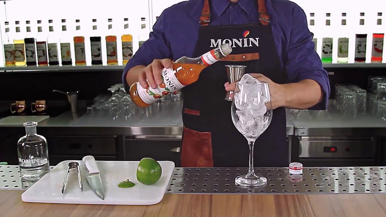 Receitas da Costi - Gin Tônica Tangerina Monin