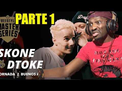 Americano reacciona a las batallas de rap españo SKONE VS DTOKE | FMS INTERNACIONAL J2 |Buenos Aires