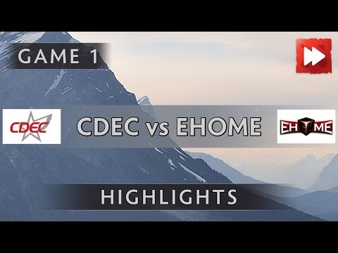 CDEC Gaming vs EHOME [Game 1] The Summit 6 Qualifiers - Dota Highlights