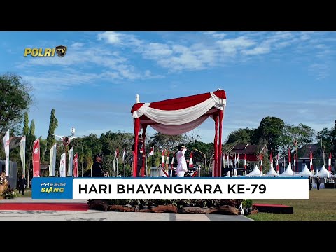 POLDA KALTENG GELAR UPACARA DAN SYUKURAN HARI BHAYANGKARA KE-79