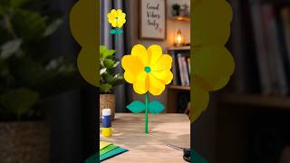Easy Paper Flower Craft 🌼 | Beautiful DIY Flower Making at Home #shorts