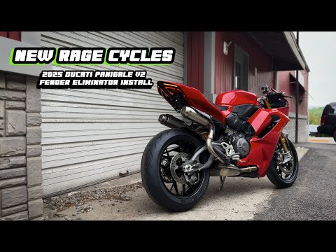 New Rage Cycles New Gen 2025 Ducati V2 Fender Eliminator Install