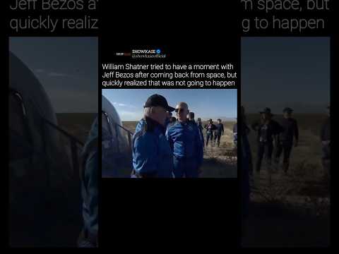 BEZOS RUDE TO SHATNER #bezos #shatner #space #travel #short