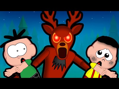 Cebolinha and Cascão in 99 Nights in the Forest - Roblox