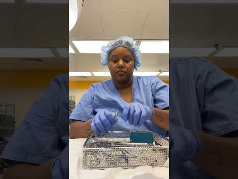 Day in my life as a Sterile Processing Technician #spd #sterileprocessing #surgery #medical