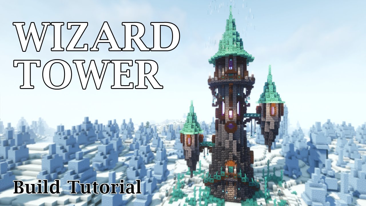 Minecraft Wizard Tower | Fantasy Tower Build Tutorial
