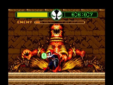 [SNES] Todd McFarlane's Spawn: The Video Game | Walkthrough Part 8 | Scorpion Mural