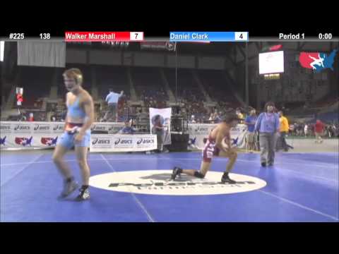 Fargo 2012 138 Round 1: Walker Marshall (Iowa) vs. Daniel Clark (Colorado)