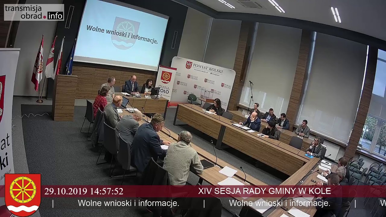 Zdjęcie do XIV Sesja Rady Powiatu Kolskiego