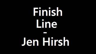 Jen Hirsh - Finish Line
