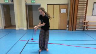 Achmed tech poi - Floater weave with an isolation