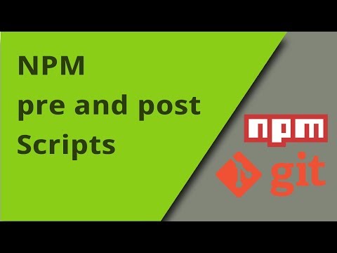 NPM pre post scripts