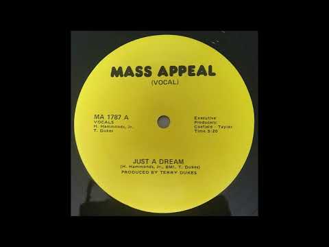 Rare Modern Soul Boogie Funk 12 MASS APPEAL - Just A Dream