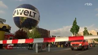 Schock bei Ballonfahrt nahe Potsdamer Platz WELT BAllon Hellberg Air Service Berlin