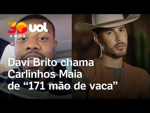 Davi Brito explica porque não lutou contra Rico e detona Carlinhos Maia: ‘Mão de vaca’