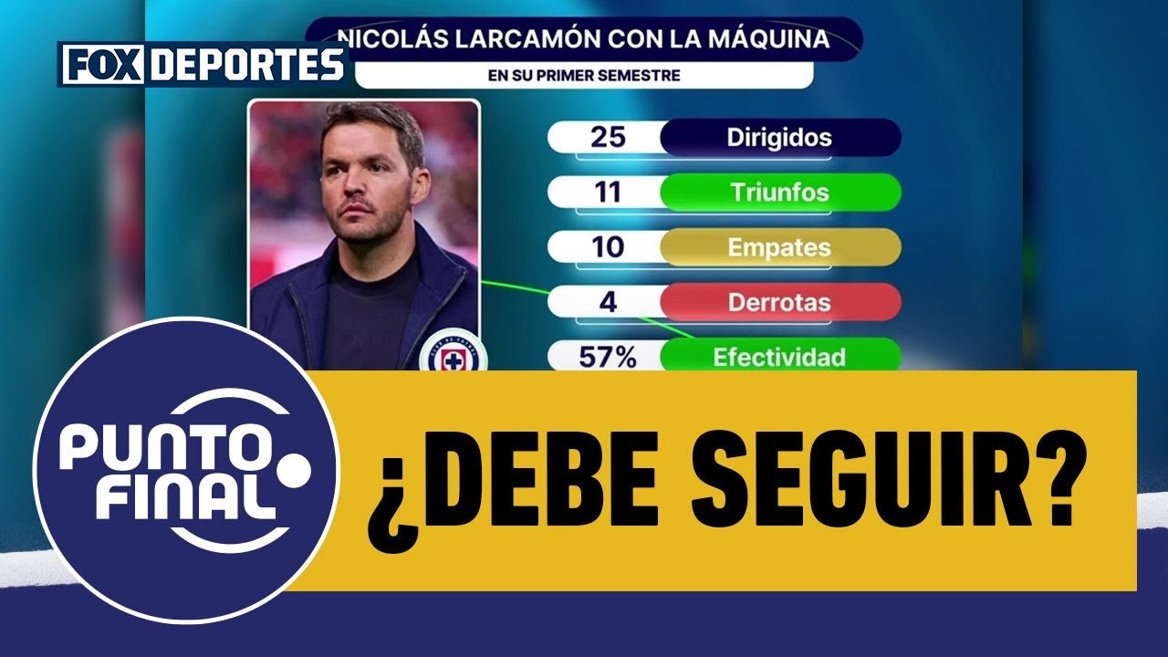 🚂🚨 La evaluación de NICOLÁS LARCAMÓN, ¿debe seguir al mando de CRUZ AZUL? | Punto Final