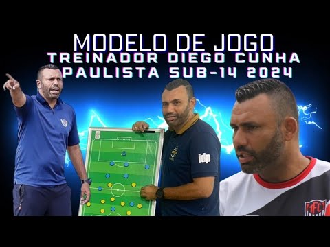 Modelo de Jogo - Técnico Diego Cunha - Categoria Sub-14 Campeonato Paulista Sub-14 2024