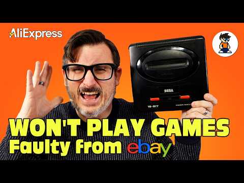 SEGA Mega Drive 2 from eBay won't load games! Easy Fix with parts from AliExpress?