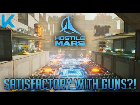 Hostile Mars -Factory Building, Weapons And Robot Hoards!?